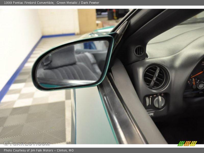 Green Metallic / Dark Pewter 1999 Pontiac Firebird Convertible