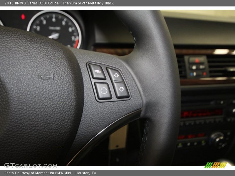 Titanium Silver Metallic / Black 2013 BMW 3 Series 328i Coupe