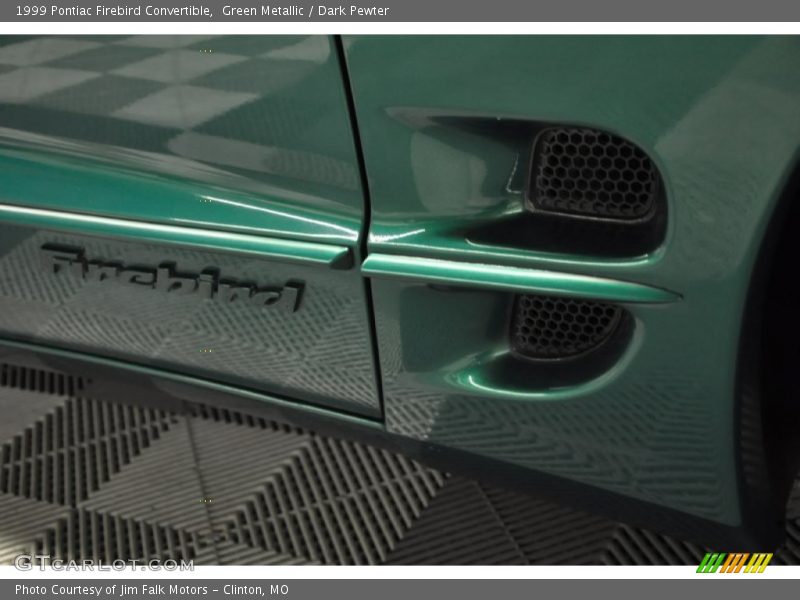 Green Metallic / Dark Pewter 1999 Pontiac Firebird Convertible