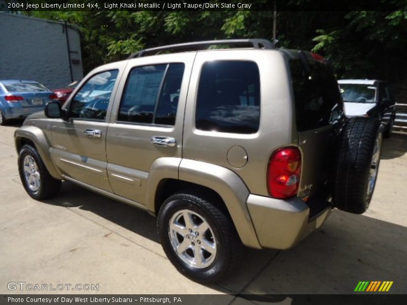 Light Khaki Metallic / Light Taupe/Dark Slate Gray 2004 Jeep Liberty Limited 4x4