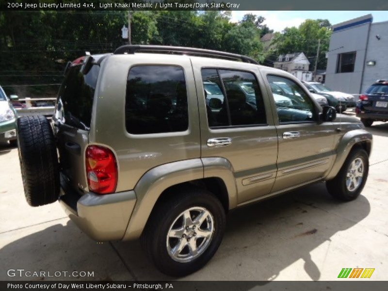 Light Khaki Metallic / Light Taupe/Dark Slate Gray 2004 Jeep Liberty Limited 4x4