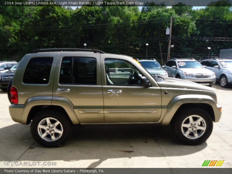 Light Khaki Metallic / Light Taupe/Dark Slate Gray 2004 Jeep Liberty Limited 4x4