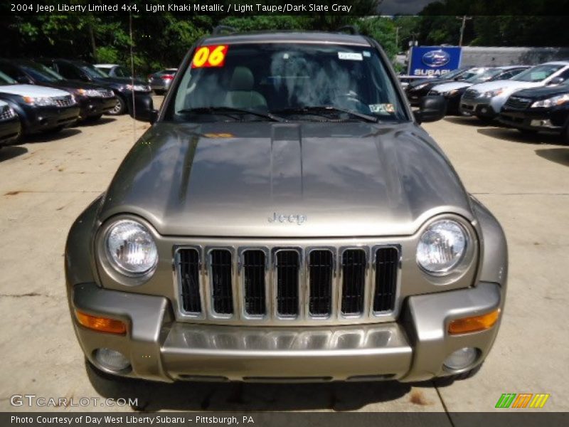Light Khaki Metallic / Light Taupe/Dark Slate Gray 2004 Jeep Liberty Limited 4x4