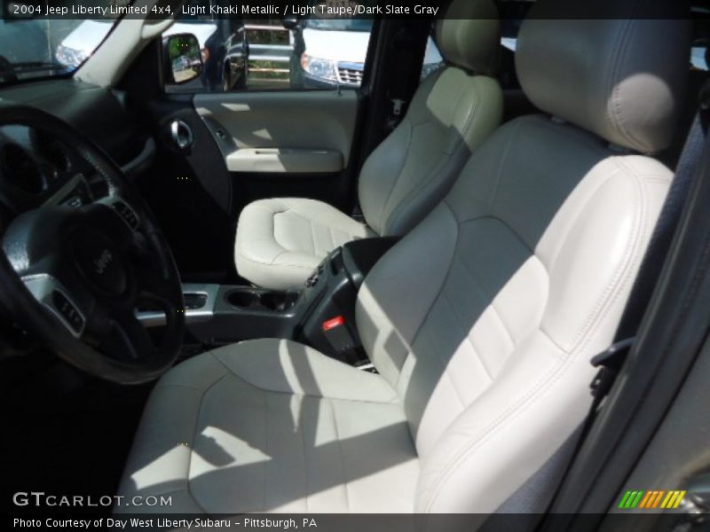Light Khaki Metallic / Light Taupe/Dark Slate Gray 2004 Jeep Liberty Limited 4x4