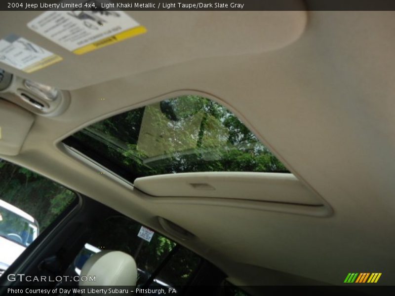 Light Khaki Metallic / Light Taupe/Dark Slate Gray 2004 Jeep Liberty Limited 4x4