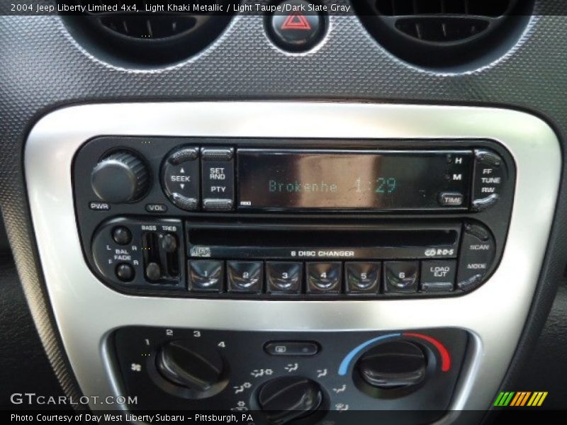 Light Khaki Metallic / Light Taupe/Dark Slate Gray 2004 Jeep Liberty Limited 4x4