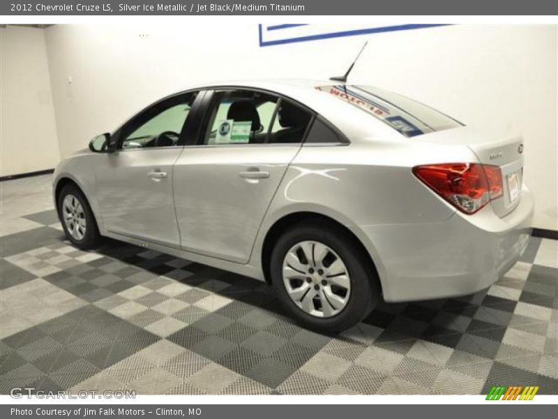 Silver Ice Metallic / Jet Black/Medium Titanium 2012 Chevrolet Cruze LS