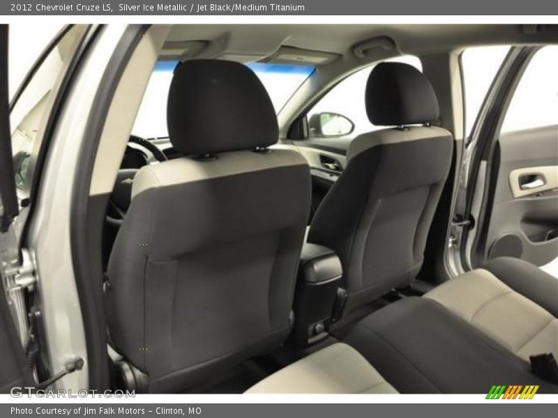 Silver Ice Metallic / Jet Black/Medium Titanium 2012 Chevrolet Cruze LS
