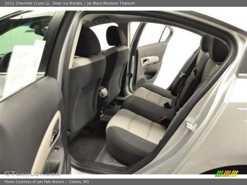 Silver Ice Metallic / Jet Black/Medium Titanium 2012 Chevrolet Cruze LS