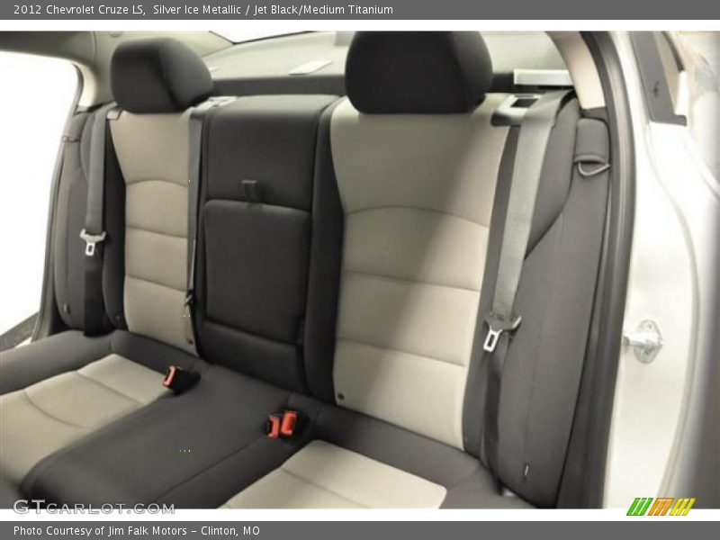 Silver Ice Metallic / Jet Black/Medium Titanium 2012 Chevrolet Cruze LS