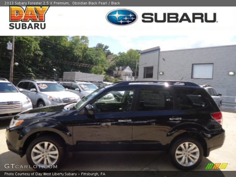 Obsidian Black Pearl / Black 2013 Subaru Forester 2.5 X Premium