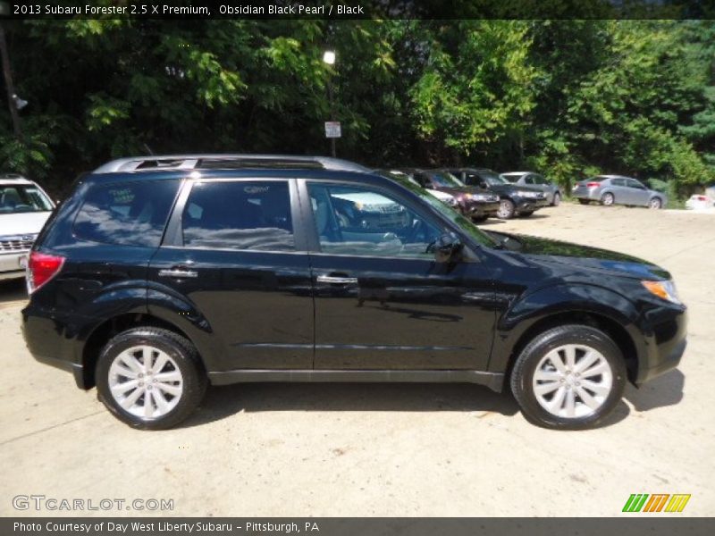 Obsidian Black Pearl / Black 2013 Subaru Forester 2.5 X Premium