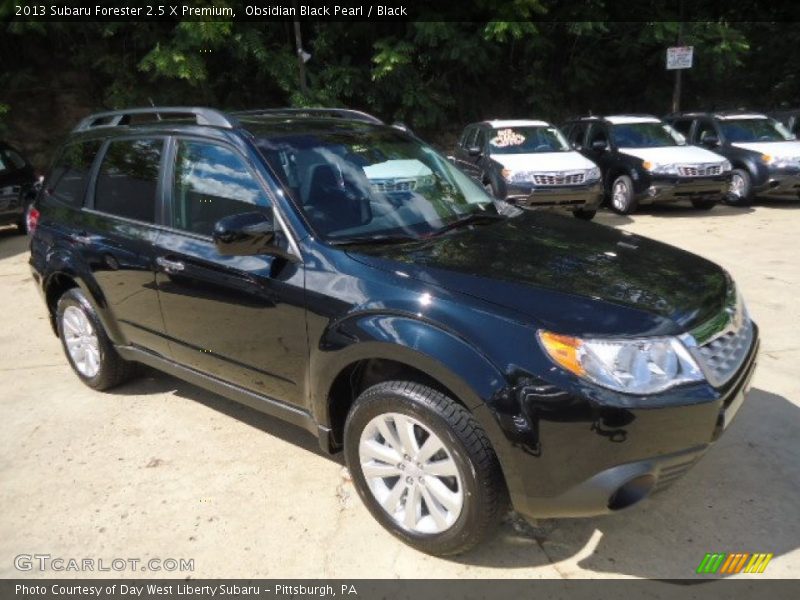Obsidian Black Pearl / Black 2013 Subaru Forester 2.5 X Premium