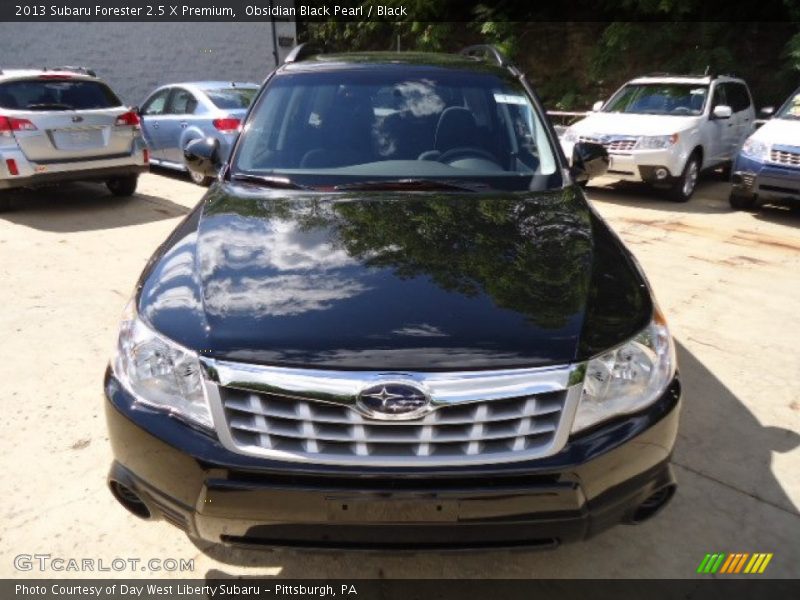 Obsidian Black Pearl / Black 2013 Subaru Forester 2.5 X Premium