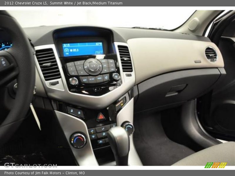 Summit White / Jet Black/Medium Titanium 2012 Chevrolet Cruze LS
