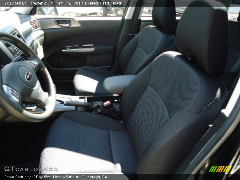 Obsidian Black Pearl / Black 2013 Subaru Forester 2.5 X Premium