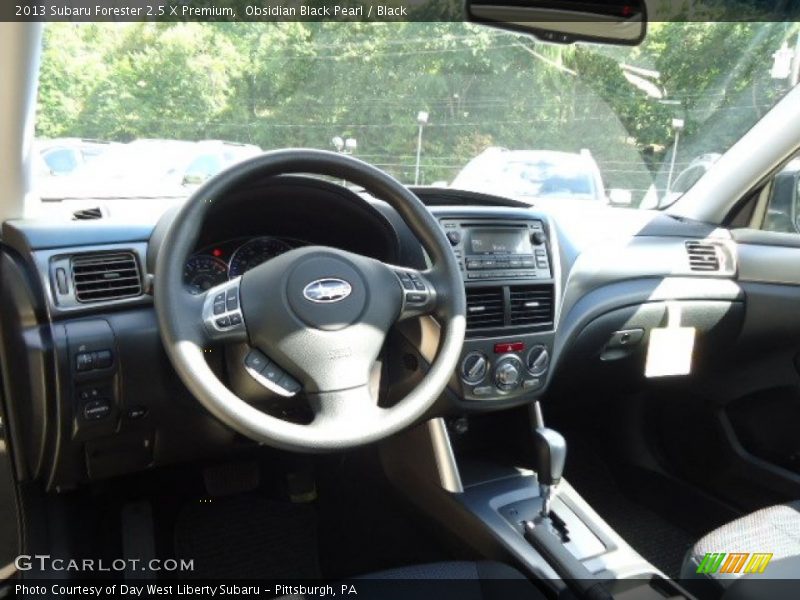 Obsidian Black Pearl / Black 2013 Subaru Forester 2.5 X Premium