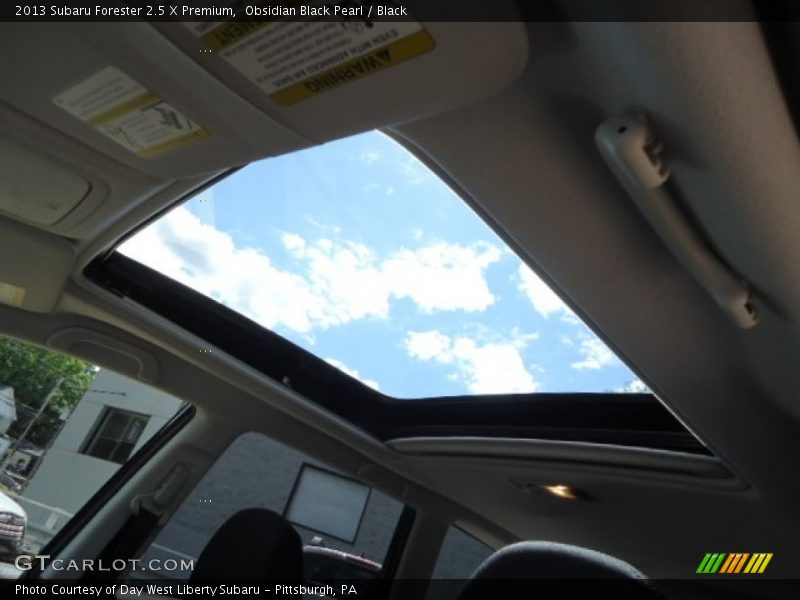 Obsidian Black Pearl / Black 2013 Subaru Forester 2.5 X Premium