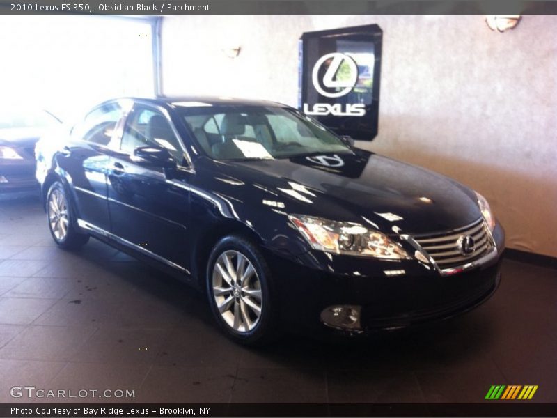 Obsidian Black / Parchment 2010 Lexus ES 350