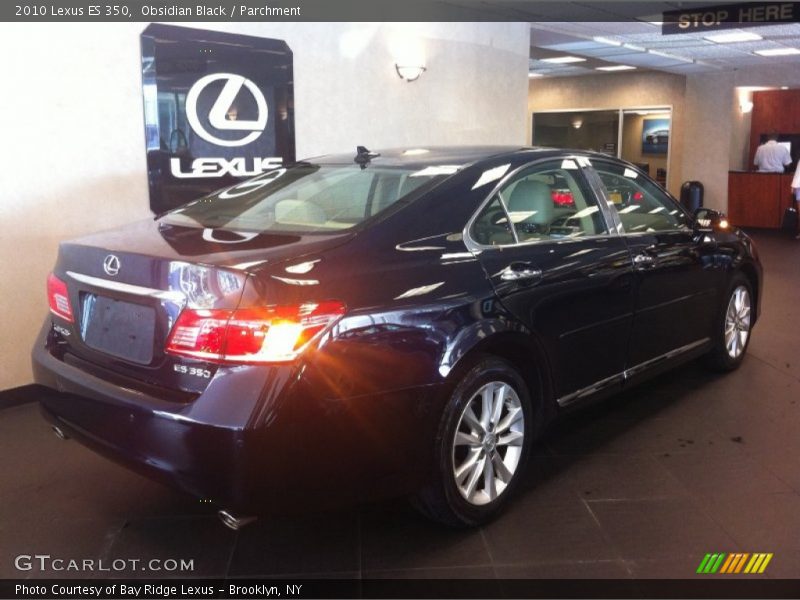 Obsidian Black / Parchment 2010 Lexus ES 350