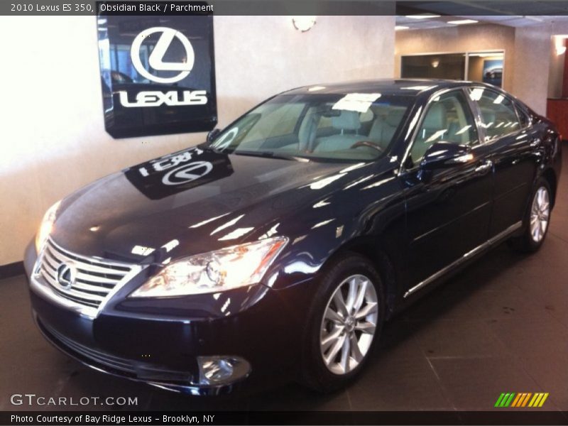 Obsidian Black / Parchment 2010 Lexus ES 350