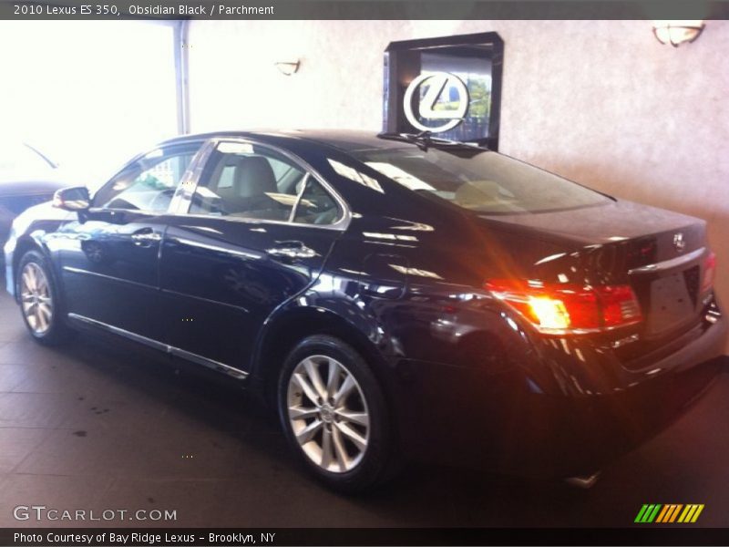 Obsidian Black / Parchment 2010 Lexus ES 350