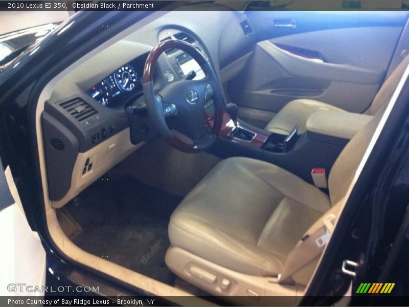 Obsidian Black / Parchment 2010 Lexus ES 350