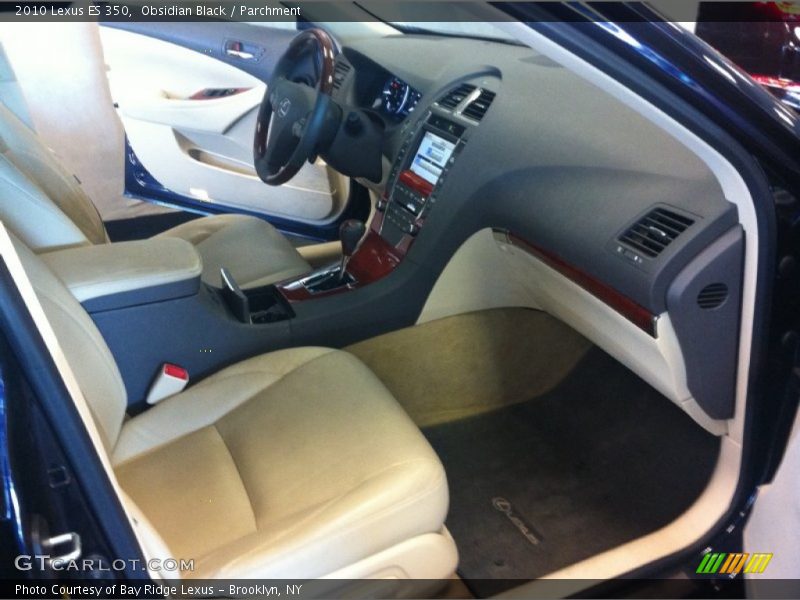 Obsidian Black / Parchment 2010 Lexus ES 350
