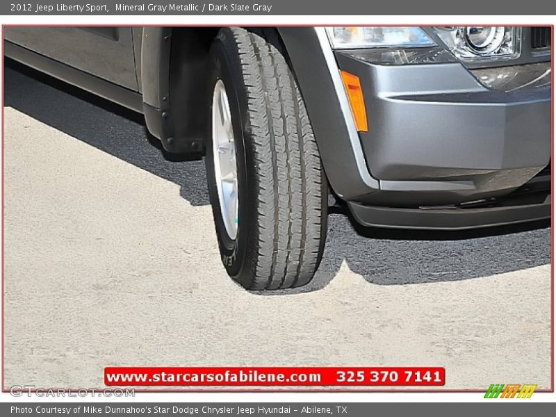 Mineral Gray Metallic / Dark Slate Gray 2012 Jeep Liberty Sport