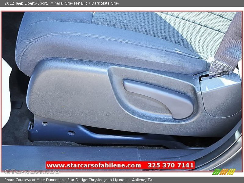 Mineral Gray Metallic / Dark Slate Gray 2012 Jeep Liberty Sport