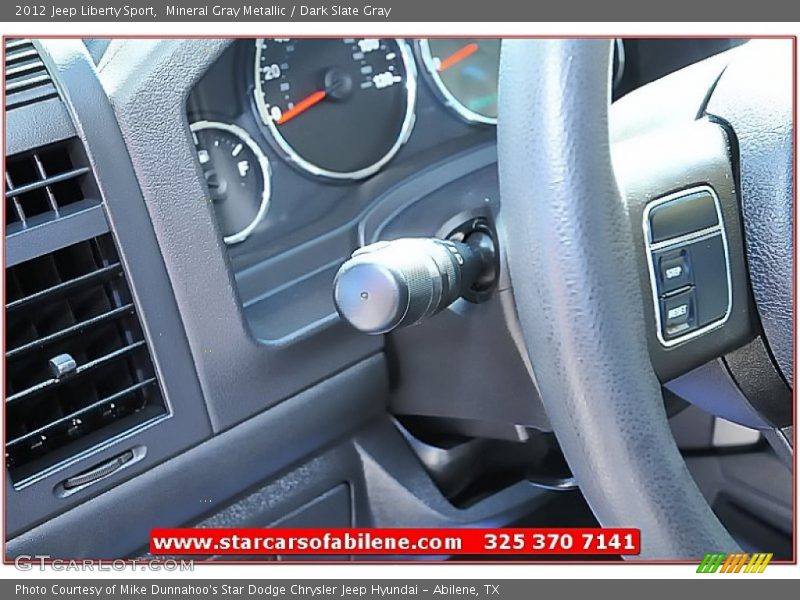 Mineral Gray Metallic / Dark Slate Gray 2012 Jeep Liberty Sport