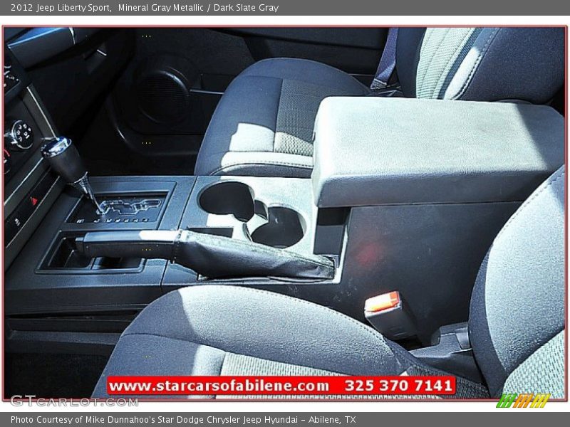 Mineral Gray Metallic / Dark Slate Gray 2012 Jeep Liberty Sport