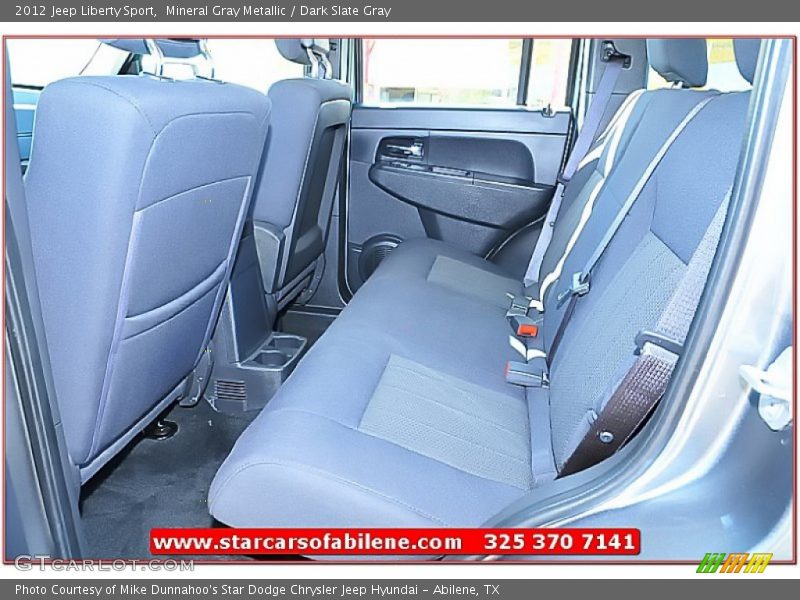 Mineral Gray Metallic / Dark Slate Gray 2012 Jeep Liberty Sport