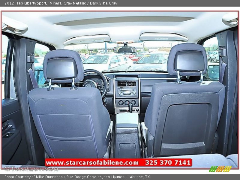 Mineral Gray Metallic / Dark Slate Gray 2012 Jeep Liberty Sport