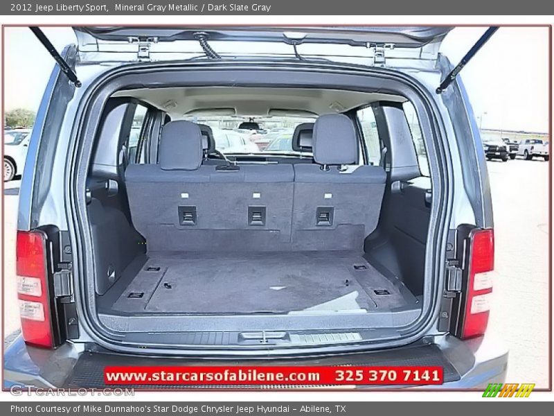 Mineral Gray Metallic / Dark Slate Gray 2012 Jeep Liberty Sport