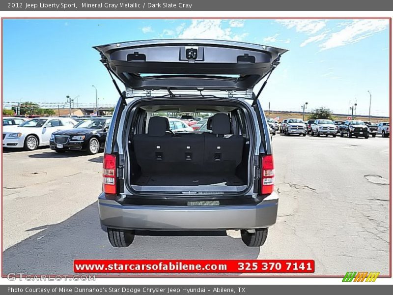 Mineral Gray Metallic / Dark Slate Gray 2012 Jeep Liberty Sport