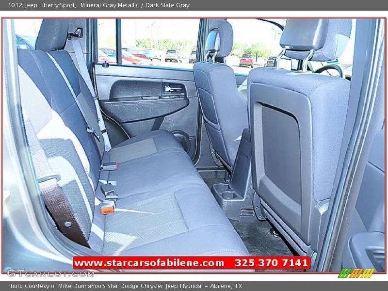Mineral Gray Metallic / Dark Slate Gray 2012 Jeep Liberty Sport
