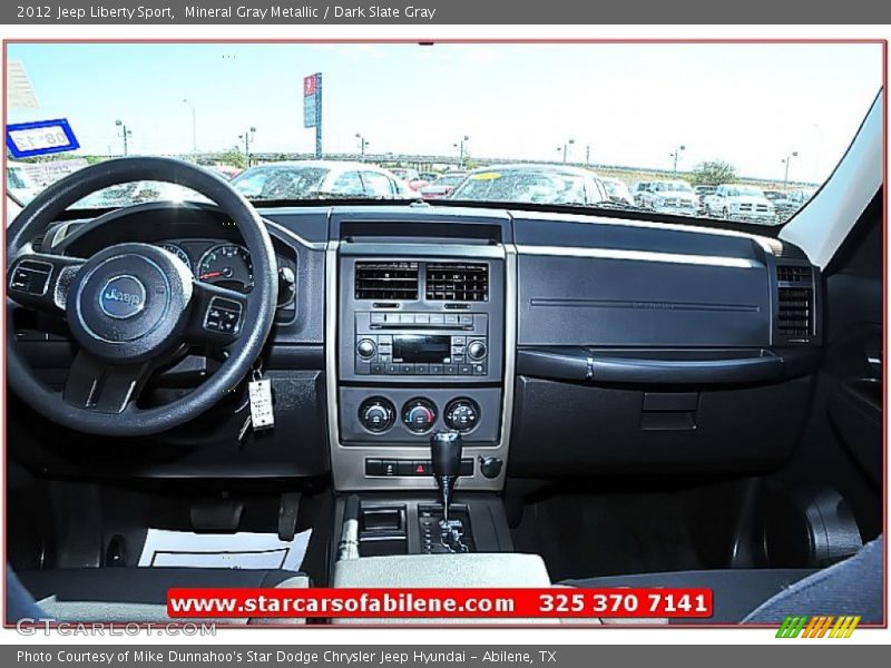 Mineral Gray Metallic / Dark Slate Gray 2012 Jeep Liberty Sport