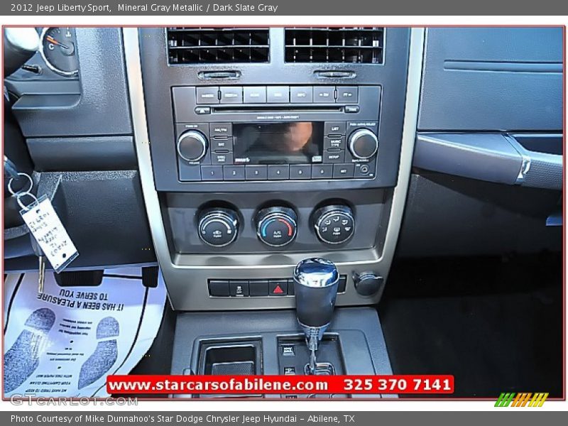 Mineral Gray Metallic / Dark Slate Gray 2012 Jeep Liberty Sport