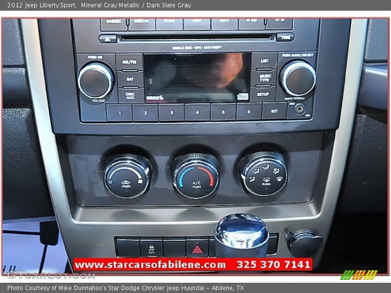 Mineral Gray Metallic / Dark Slate Gray 2012 Jeep Liberty Sport
