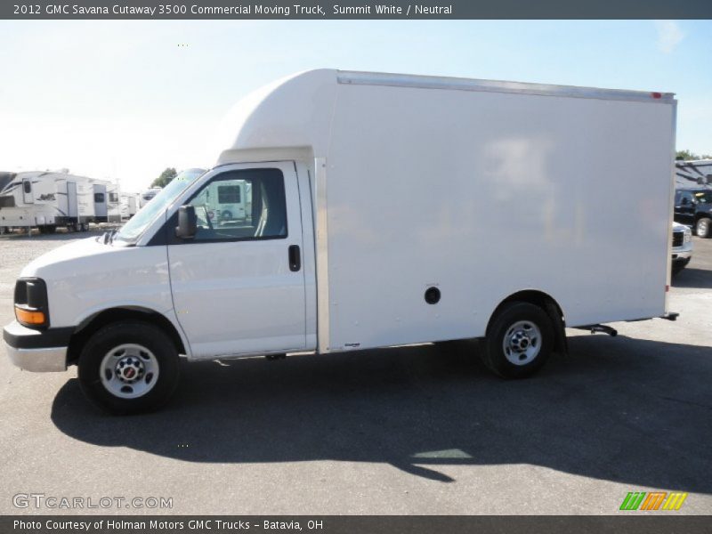Summit White / Neutral 2012 GMC Savana Cutaway 3500 Commercial Moving Truck