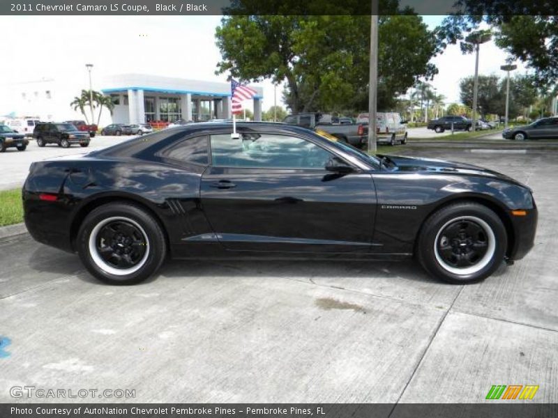 Black / Black 2011 Chevrolet Camaro LS Coupe