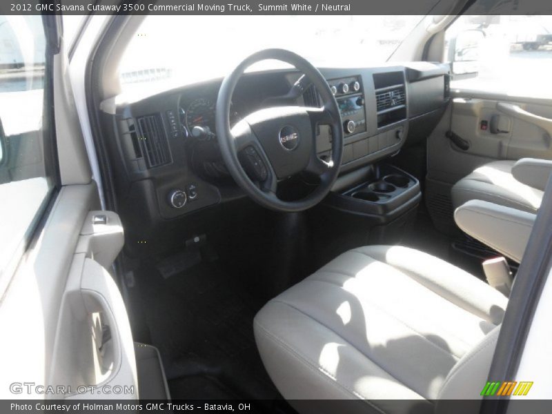 Summit White / Neutral 2012 GMC Savana Cutaway 3500 Commercial Moving Truck