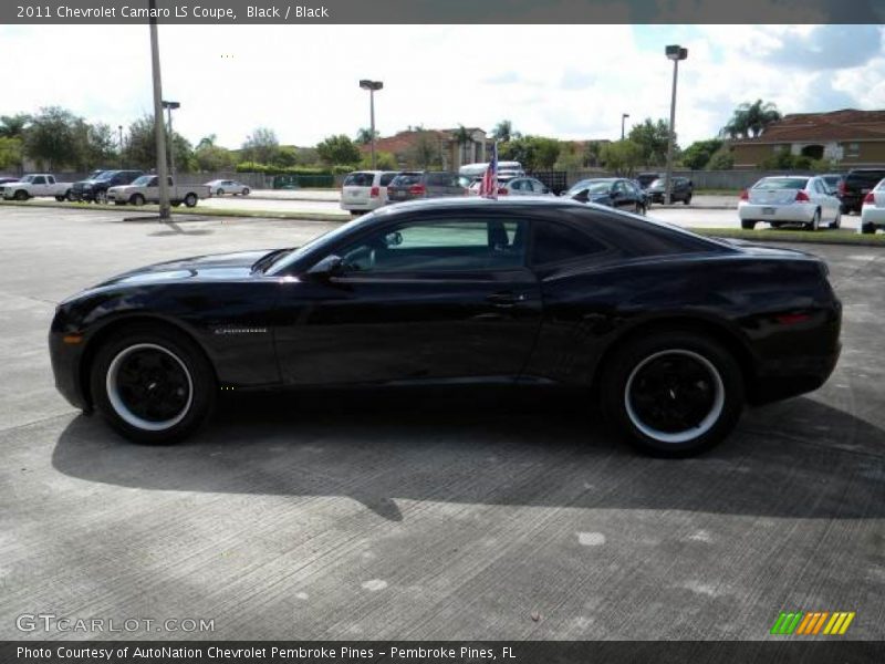 Black / Black 2011 Chevrolet Camaro LS Coupe