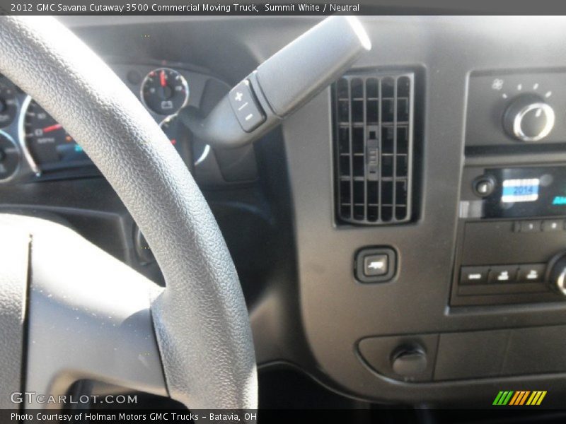 Summit White / Neutral 2012 GMC Savana Cutaway 3500 Commercial Moving Truck