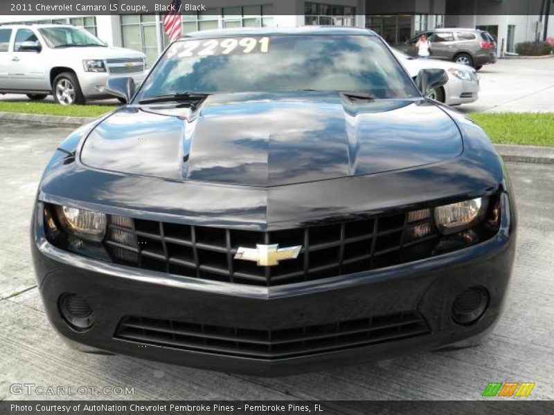 Black / Black 2011 Chevrolet Camaro LS Coupe