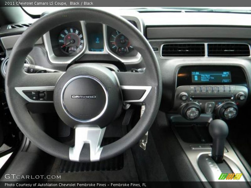 Black / Black 2011 Chevrolet Camaro LS Coupe