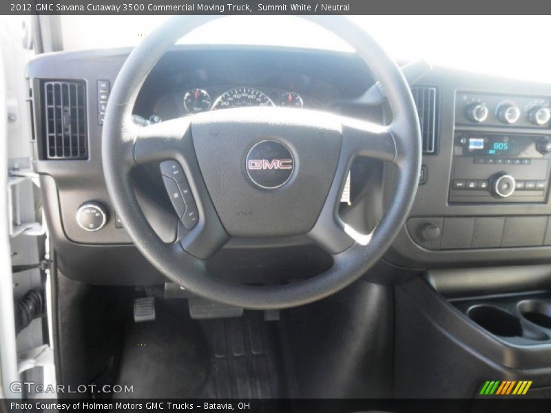 Summit White / Neutral 2012 GMC Savana Cutaway 3500 Commercial Moving Truck