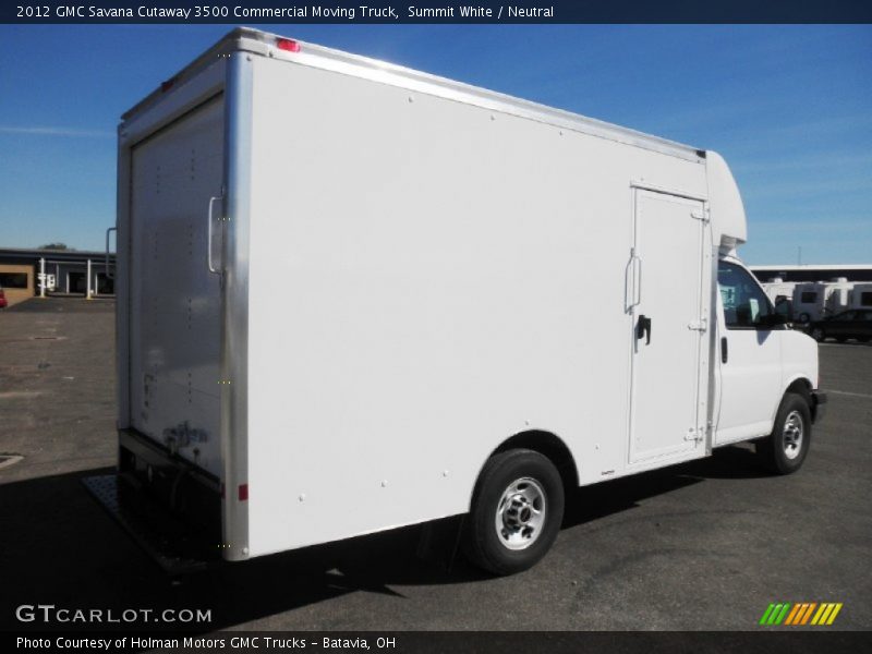 Summit White / Neutral 2012 GMC Savana Cutaway 3500 Commercial Moving Truck