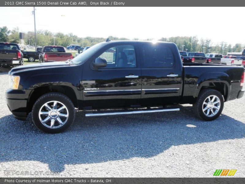 Onyx Black / Ebony 2013 GMC Sierra 1500 Denali Crew Cab AWD